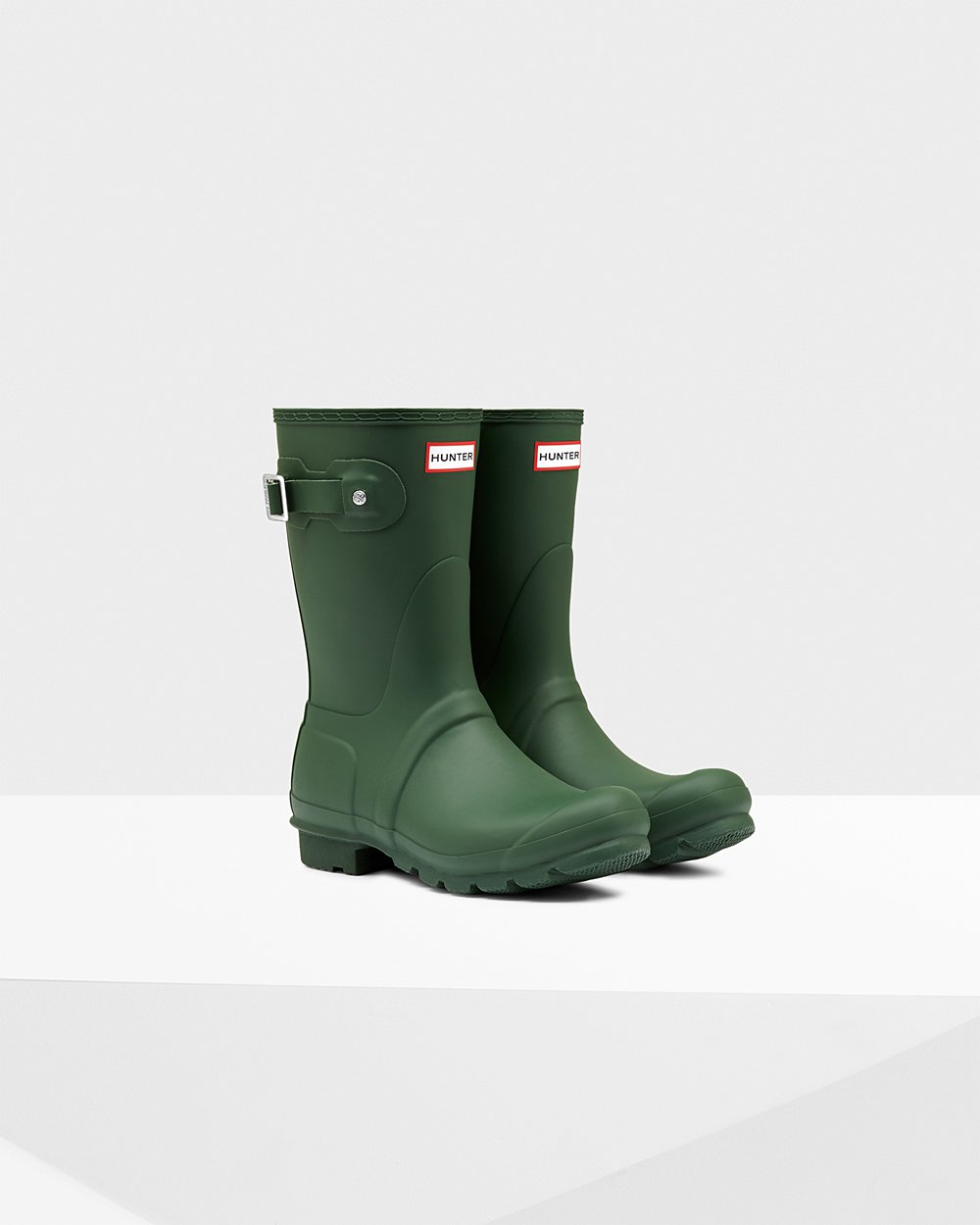 Botas De Cortas Original Hunter Mujer - Verdes - 865912PIN